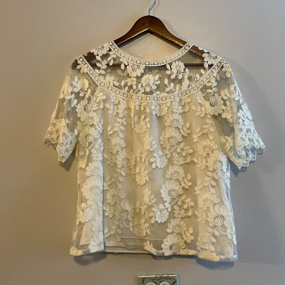 Laundry women's lace blouse